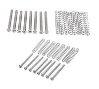 Rdjumpdjo 16 Pcs M2.5X32MM/M3X30MM Electric Guitar Humbucker Pickups Adjust Height Screw and Spring