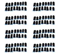 Rdjumpdjo 18-Pin Carbon Fiber Finger Sleeves for Mobile Games Screen Finger Sleeves(128 Pcs)