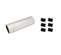 Rdjumpdjo 1set Guiro with Scraper Latin Merengue & 6 Pcs Rhythm Finger Shaker Music Finger Rhythm Sand Shakers Shot Ring