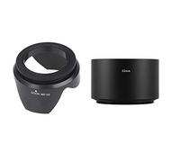 Rdjumpdjo 2 Pcs Lens Hood: 1 Pcs DC-SN HOOD 62mm Screw Mount & 1 Pcs Screw-In Mount 52mm Metal Tele Lens