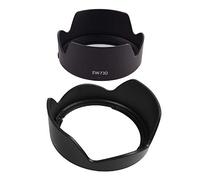 Rdjumpdjo 2 Pcs Lens Hood Black for EF-S: 1 Pcs EW-73D Lens Hood Shade Protector Cover 18-135Mm F/3.5-5.6 IS & 1 Pcs EW-73C Bayonet Lens Hood 10-18Mm F/4.5-5.6 IS