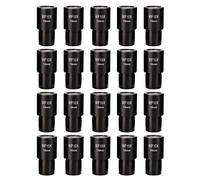 Rdjumpdjo 20pcs 10X Microscope Eyepiece Wide Angle Optical Lenses Adapter Field 18mm Professional Ocular Lens Standard