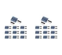 Rdjumpdjo 20Pcs 4 Channel IIC I2C Logic Level Converter Bi-Directional Module 3.3V to 5V Shifter for (Pack of 10)