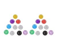 Rdjumpdjo 20Pcs Mushroom Guitar Effect Pedal Foot Nail CAP AmplifieRS Color Foot SwitCH Guitar Pedal Knobs Protector