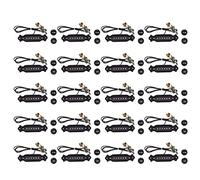 Rdjumpdjo 20X Pre-Wired 6-String Single Coil Pickup Harness with Volume & Tone Pots for Electric Electric