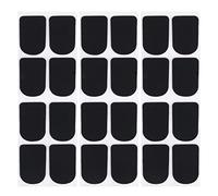 Rdjumpdjo 24Pcs Clarinet/Soprano Saxophone Sax Mouthpiece Patches Pads Cushions Black-0.8mm