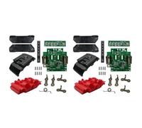 Rdjumpdjo 2pcs 5 X 21700 BAT618 Li-Ion Battery Case PCB Charging Protection Circuit Board Shell for 18V BAT610 BAT609