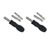 Rdjumpdjo 2set 4.5mm & 3.8mm Screwdriver Security Bit Tool for SNES N64 Gamebit