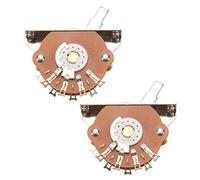 Rdjumpdjo 2X 3 Way Lever Pickup Selector Switches for Electric Guitar Switch Replacement