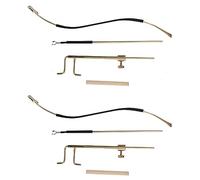 Rdjumpdjo 2X Brass Violin Luthier Tools Kit Violin Sound Post Set Sound Post Installation Tool,Violin Making Repair Tools