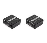 Rdjumpdjo 2X GX200 Audio Isolator Dual-Channel 6.5 XLR Mixer Audio Isolator Current Sound Noise Microphone Common Ground Filter