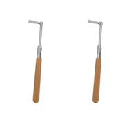 Rdjumpdjo 2X Professional Piano Tuning Hammer Wrench Tool Octagon Core Hammer Solid Wood Handle Piano Tuning Tool