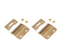 Rdjumpdjo 2X Replace Cutter Head Metal Bottom Clipper Blade for Electric Shaver-Golden