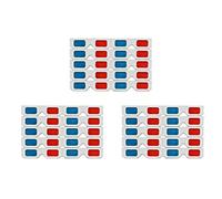 Rdjumpdjo 3D Glasses, 30 Pairs Red and Blue Paper Stereo Lenses for Set Anaglyph Paper 3D Glasses