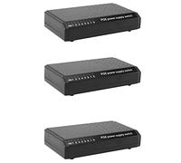 Rdjumpdjo 3X 8 Ports 6+2 POE Switch Injector Power Over RJ45 Ethernet Without Power Adapter Family Network System 10/100M