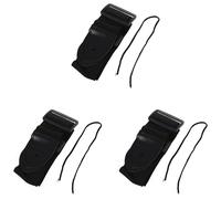 Rdjumpdjo 3X Adjustable Guitar Strap Band Acoustic Electric 132 x 6cm Black