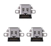 Rdjumpdjo 3X Charging Port Type-C Charger Socket Connector Replacement Repair Part 2017 Console