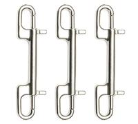 Rdjumpdjo 3X Diving Hook Stainless Steel Double Ended Bolt Snap Hook for Scuba Diving Pet Leash Camera Strap Keychain Hammock