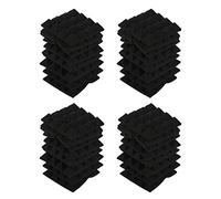 Rdjumpdjo 48 Pcs -Soundproofing Foam Sound Absorption Pyramid Studio Treatment Wall Panels