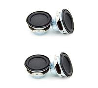 Rdjumpdjo 4Pcs Audio Speaker 4Ω 6W 40mm 1.5 Inch Bass Multimedia Speaker Loudspeaker DIY Sound Mini Speaker for Home Theater