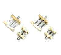Rdjumpdjo 4Pcs Brass Watch Movement Holder Fixed Base Multi Function for Watchmaker Watch Clamp Watches Repair Tools