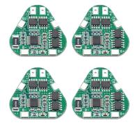 Rdjumpdjo 4X 3S 12V 18650 Lithium Battery Protection Board 11.1V 12.6V Overcharge over-Discharge Protect 8A 3 Cell Pack Li-Ion