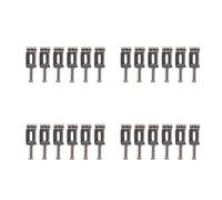 Rdjumpdjo 4X Guitar Bridge Saddles Roller Tremolo for Strat Tele Electric Guitar Accessories Silver