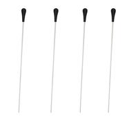 Rdjumpdjo 4X New Black ABS Handle Musical Music Conductor Gift White 15Inch