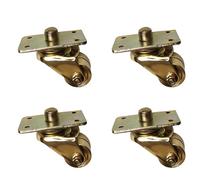 Rdjumpdjo 4X Piano Caster Double Wheel Swivel Moving Upright Wheels Duty Heavy Trolley Mobile Furnitureleg Protectors Floor