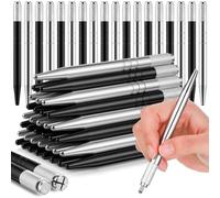 Rdjumpdjo 50 Count Microblading Pens Manual Eyebrow Pencils Microblading Supplies Aluminum Microblading Hand Tools for Cosmetics C