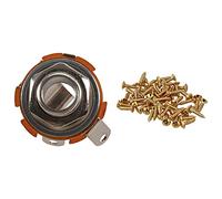 Rdjumpdjo 50X Parts for Scratchplates Pickguard with 1/4 6.35mm 2-Conductor Mono Chassis Guitar Jack