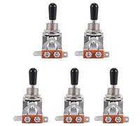 Rdjumpdjo 5X Electric Guitar Toggle Switch 3 Way in Black (Rhythm Treble) Pickup Selector