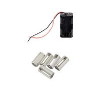Rdjumpdjo 6 Pcs Battery Holder Case Box, 4 X 1.5V AA Battery & 3X 1.5V AA Battery