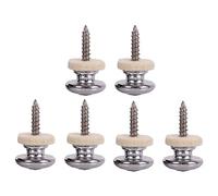 Rdjumpdjo 6PCS Wool Copper Guitar Strap Lock Locking Pegs Pins Mushroom Shape End Button for Acoustic Classical