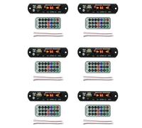 Rdjumpdjo 6X USB MP3 Module Bluetooth 12V MP3 WMA Decoder Board Audio Module FM AUX USB TF Radio for Car Remote Music Speaker