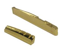 Rdjumpdjo Guitar Bridge Pins 6Pcs Copper Endpin 6 String Pegs with Electric Acoustic Guitar Replacement Parts & 1set Brass 6 String Acoustic Guitar Bridge Nut and Saddle