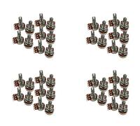 Rdjumpdjo Guitar Small Size Pots A500K Potentiometers for Guitar Bass Parts (Pack of 40)