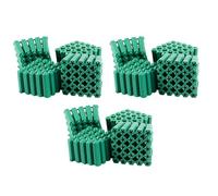 Rdjumpdjo Mounting Screws Green 6 mm Non-Slip Plastic Dowel 300 Pieces