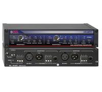 RDL HR-MP2 Dual Microphone Preamplifier, 2-Channel Half-Rack Mic Pre with 24/48V Phantom Power, Low-Cut Filter, Pad & Balanced XLR, 1/4" TRS Outputs (Power Supply Not Included)