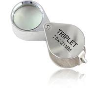 RDNKVB 20x Magnifying Glass Pocket Magnifying Glass for Jewellers, Foldable Jewelers Watch Magnifying Glass, Jewelers Loupe, Jewelers Loupe, Folding Magnifying Glass, Juwilier's Magnifier, Botany, 20