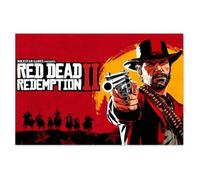 RDR2 Poster Wall Art Video Game Canvas poster, Aesthetic Painting Prints, 40x60cm,Unframed (C)