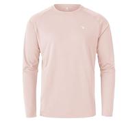 Rdruko Men's Rash Guard Long Sleeve UPF 50+ Sun Protection Quick Dry Swim Hiking Athletic Shirts, Light Pink, XL