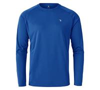 Rdruko Men's Rash Guard Long Sleeve UPF 50+ Sun Protection Quick Dry Swim Hiking Athletic Shirts, Sea Blue, X-Large