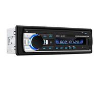 RDS Car Stereo Radio Bluetooth 5.0, Car Radio Bluetooth Hands-Free Calling, 4x65W 1 Din Car Stereo with Clock/Remote Control MP3 Player Supports 2 USB/AUX in/TF/SD/iOS Android