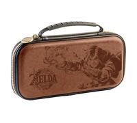 RDS Industries Game Traveler Zelda Brown Deluxe Travel Case for Nintendo Switch, Switch Lite, OLED Switch with Hard Shell, Brown