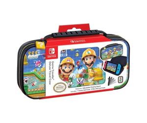RDS Industries Officially Licensed Nintendo Switch Super Mario Maker Carrying Case- Protective Deluxe Travel Case - Nintendo Switch