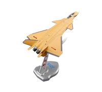 RDSLWMO China Military Parade 1:45/100 Scale J-20S Stealth Fighter Two-Seat Fifth-Generation Fighter Aircraft Alloy Model(1:100 J-20 Two-Seater Version)