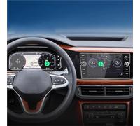 Rdtnvc 2023 Car Stickers Meters Screen Protector For VW T-Cross Tcross Display Tempered Glass Protective Film Navigation Accessories Tempered Glass Protective(HD 23 Tcross Set)