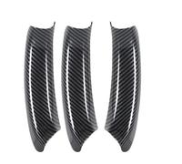Rdtnvc for BMW X3 X4 F25 F26 2010-2017 RHD Inner Handle Cover Interior Door Handles Panel Pull Trim Interior Door Panel Handle(Carbon Fiber Style)