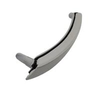Rdtnvc Interior Trim for BMW X5 X6 E70 E71 E72 LHD RHD Interior Passenger Doors Pull Handle with Leather Outer Cover(Gray Left)